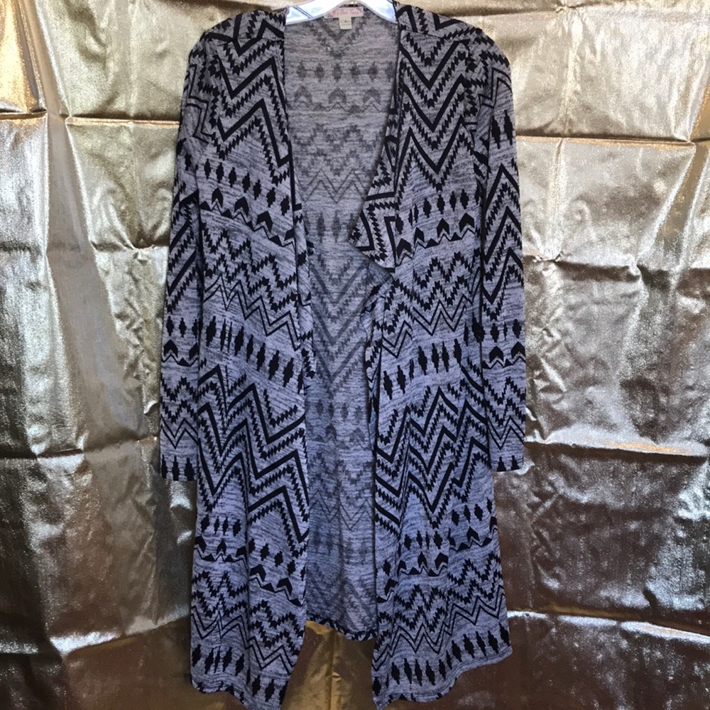 Long open Cardigan